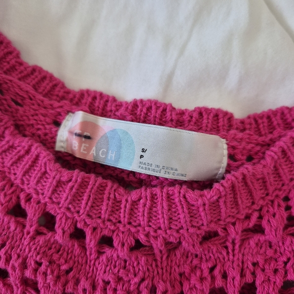 Pink Crochet Sweater - Picture 4 of 4